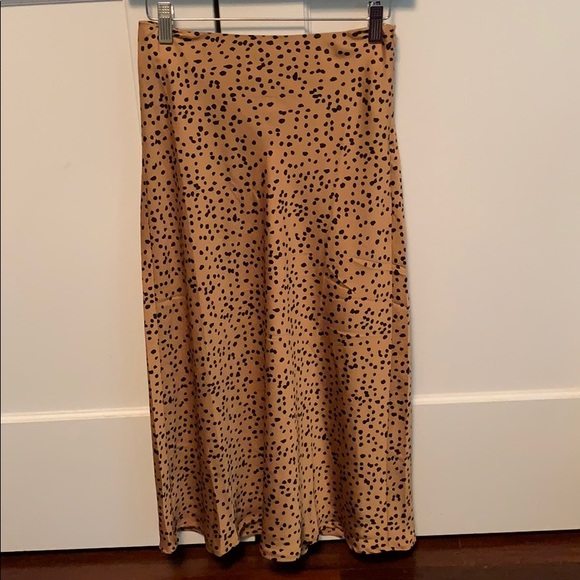 LIT boutique Satin print midi skirt - Picture 3 of 4